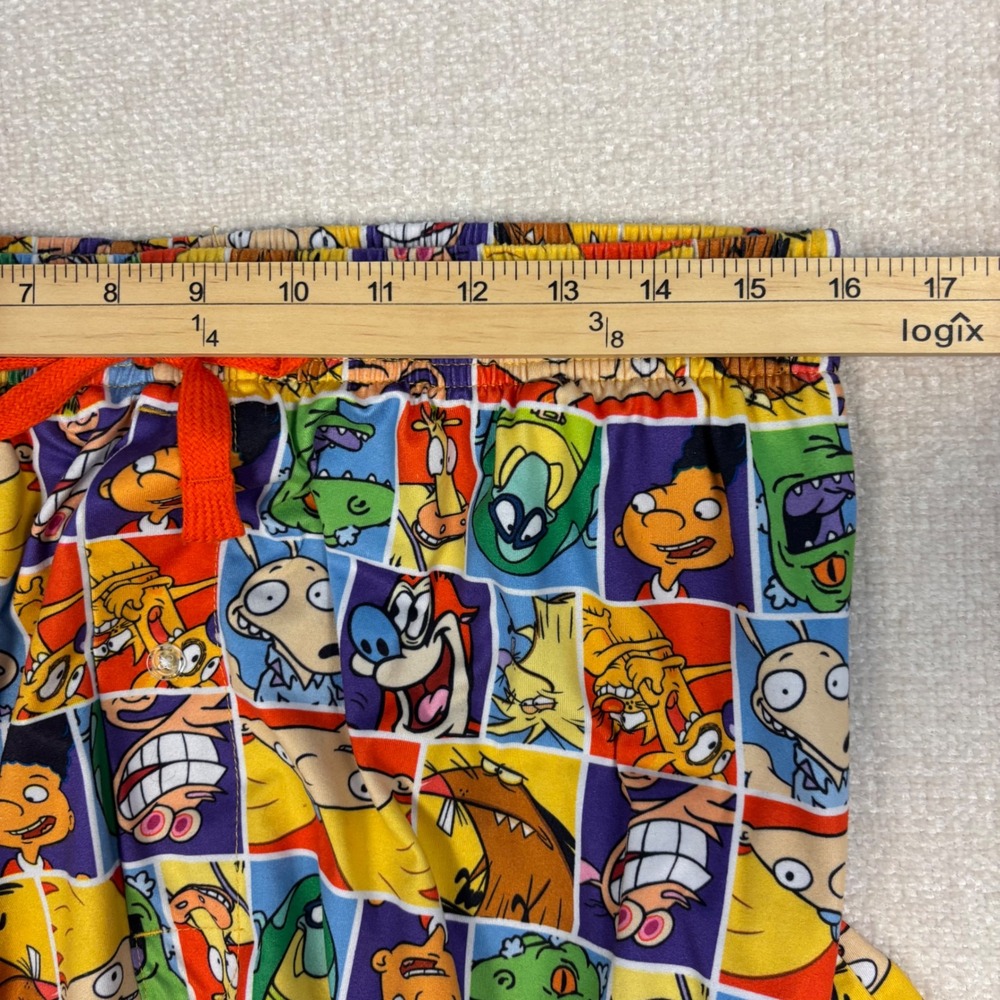 Nickelodeon 90s Cartoon Character Lounge Pants XL Hey Arnold Rugrats Pajamas - Picture 4 of 8